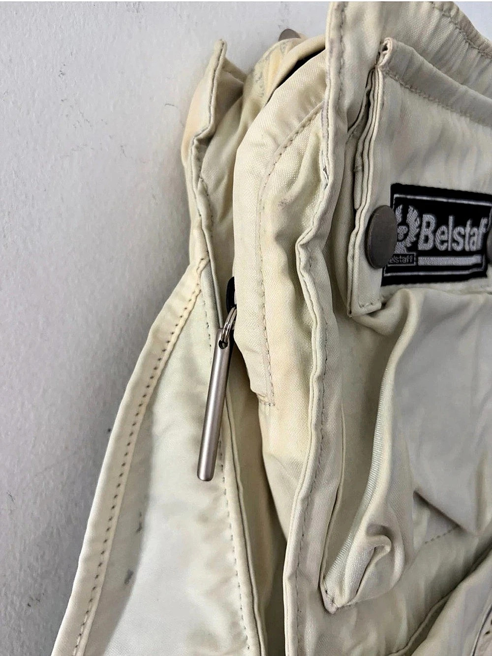 Belstaff Cream Utility Backpack - Picture 8 of 9